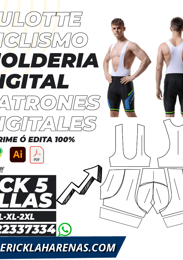 Molde Culotte Ciclismo #2