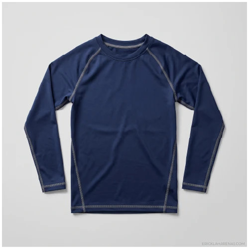 Molde Camisa de Compresión Deportiva Niños Natación, Playa, Solar
