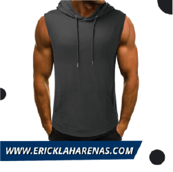 Molde CAMISETA CON CAPUCHA SIN MANGAS